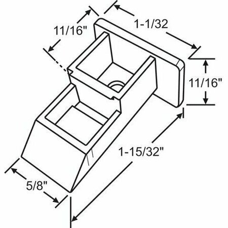 STRYBUC Balance Top Sash Guide 60-957W